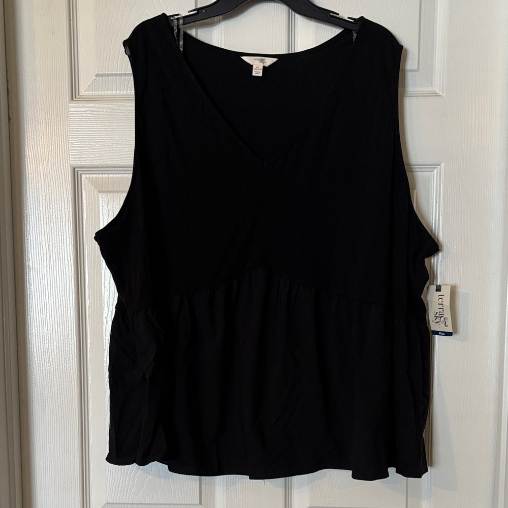 Terra & Sky Black Sleeveless Top - Picture 3 of 4